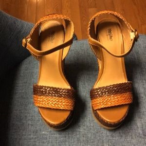 Target brown rope Wedges